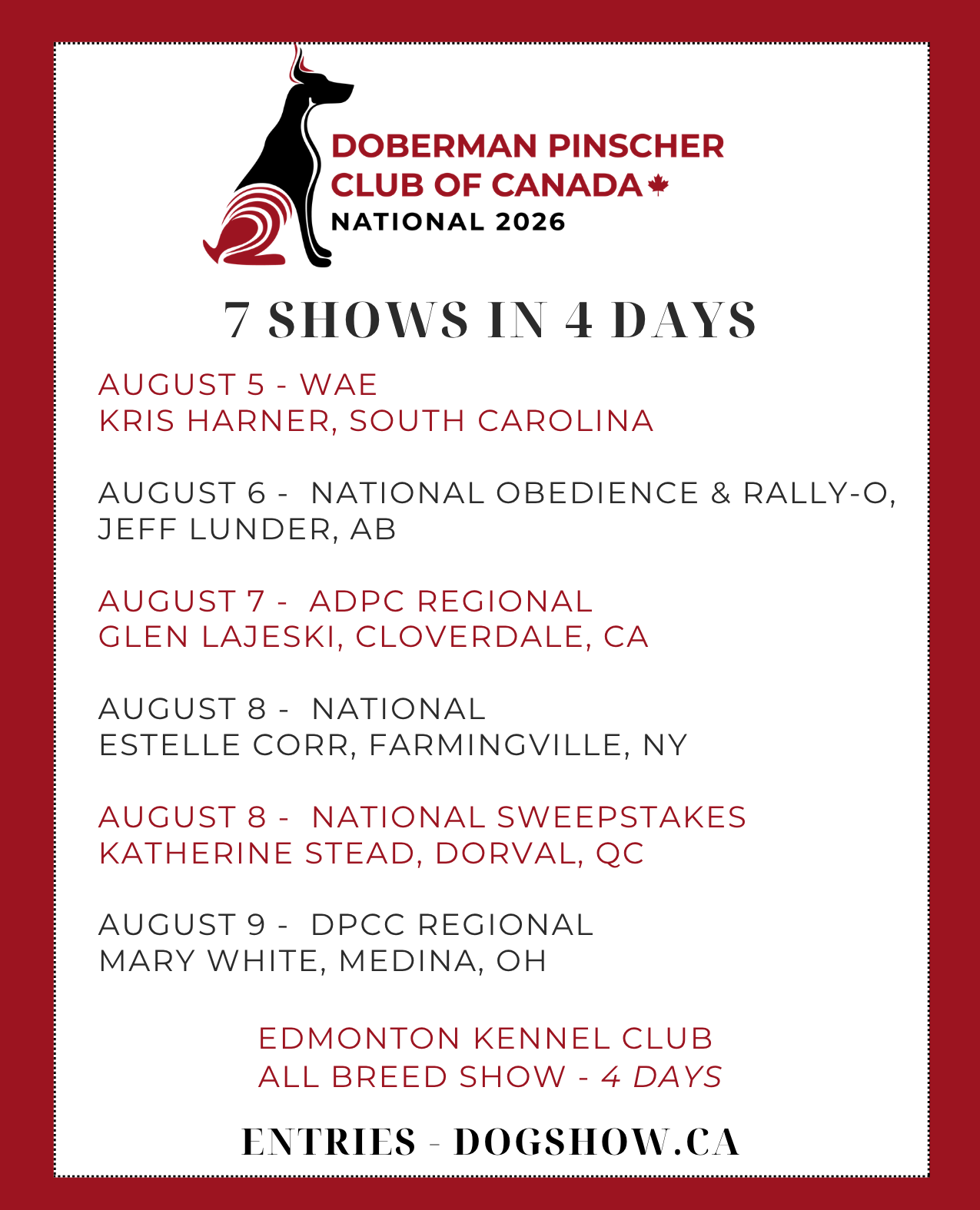 2026 DPCC National Flyer
